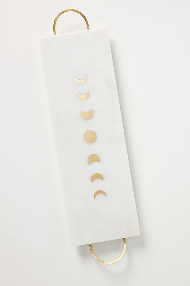 Moon Phase Marble Cheese Board | Anthropologie (US)