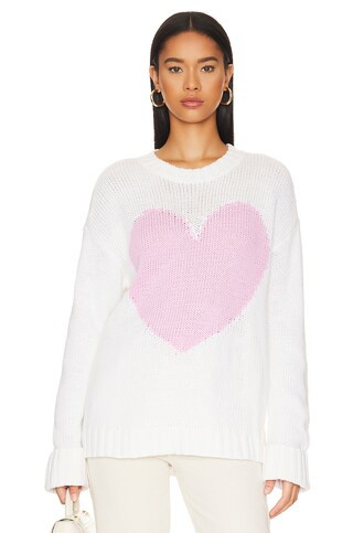 Show Me Your Mumu Sweetheart Sweater in Pink Heart from Revolve.com | Revolve Clothing (Global)