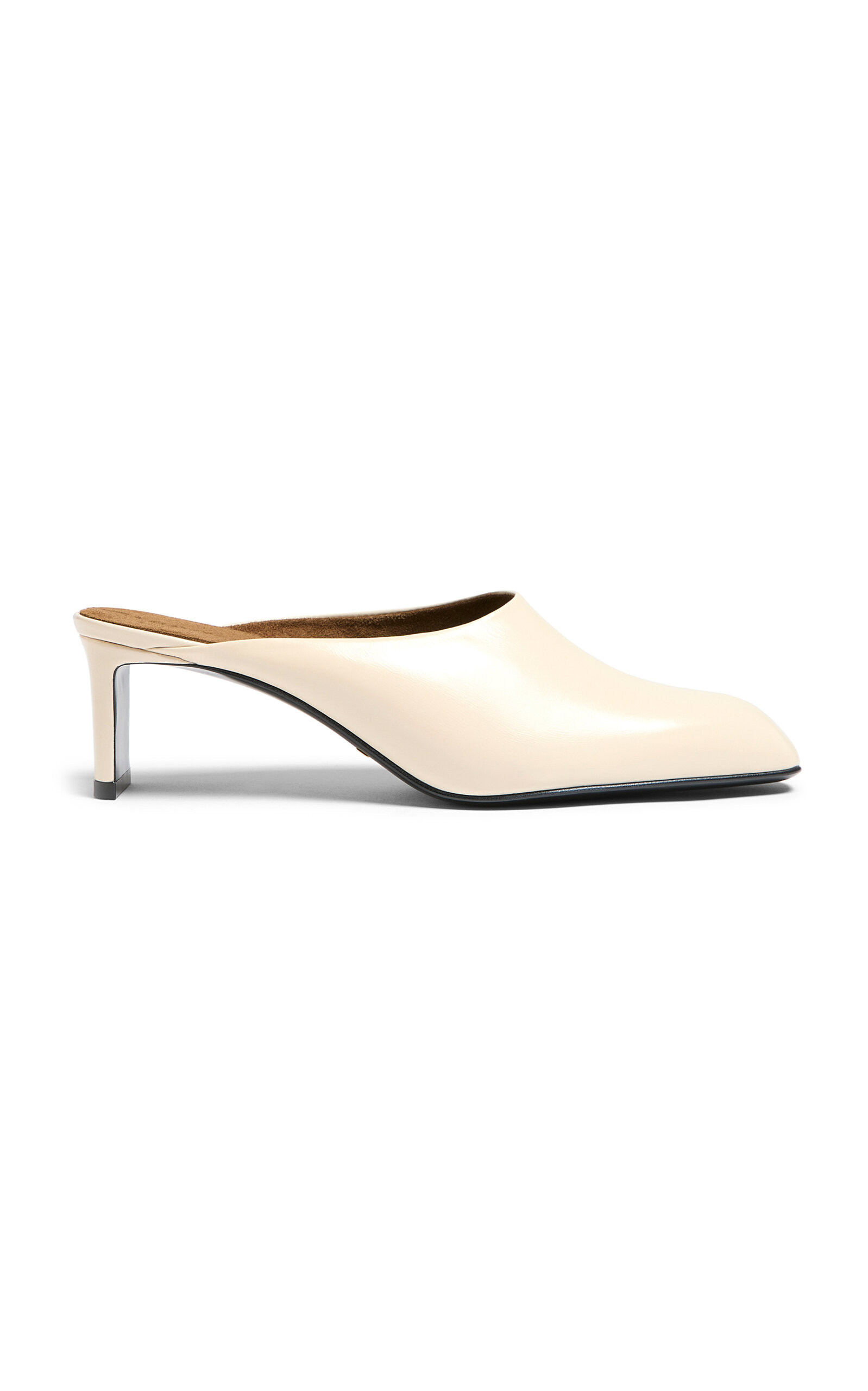 Khaite Colt Leather Mules - Moda Operandi | Moda Operandi (Global)