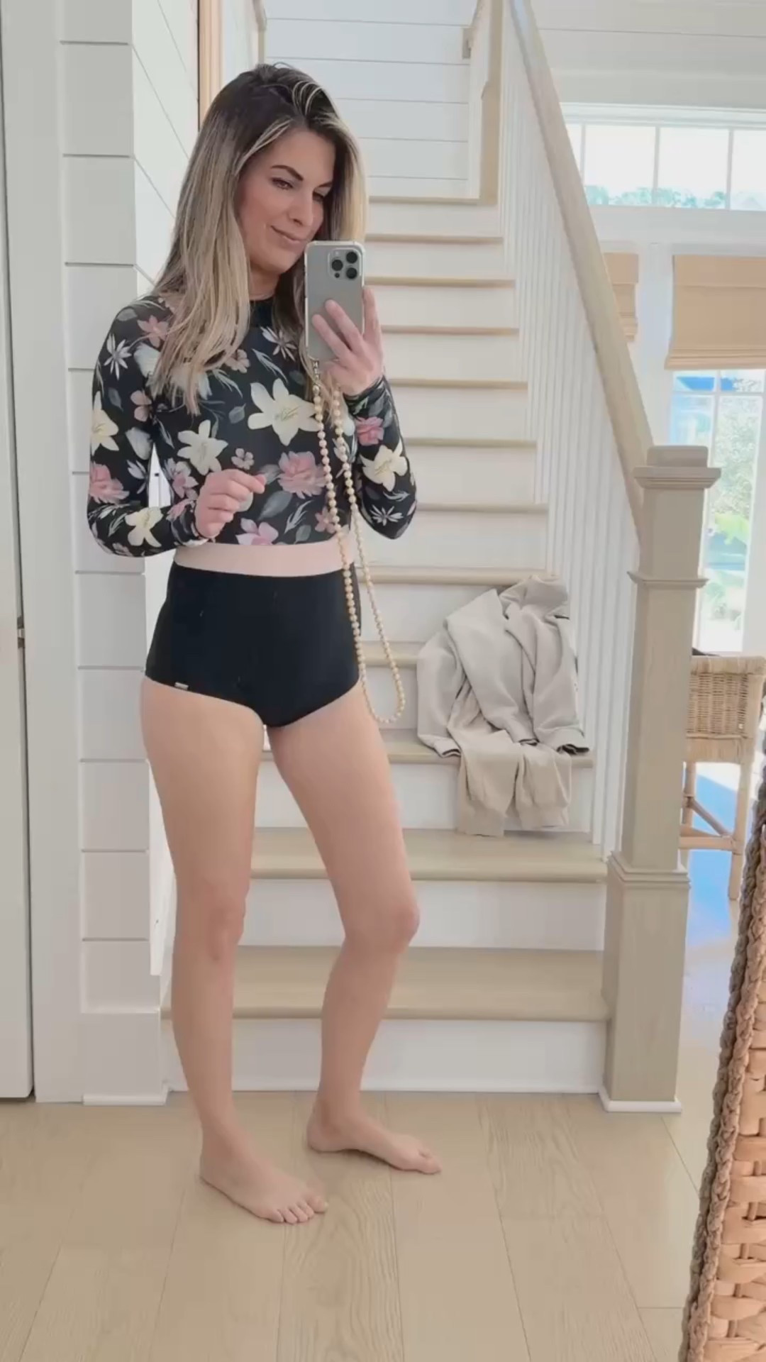 Rashguard swimsuit. I sized up one for length. I am 5’11”.

#LTKStyleTip #LTKSeasonal #LTKSwim