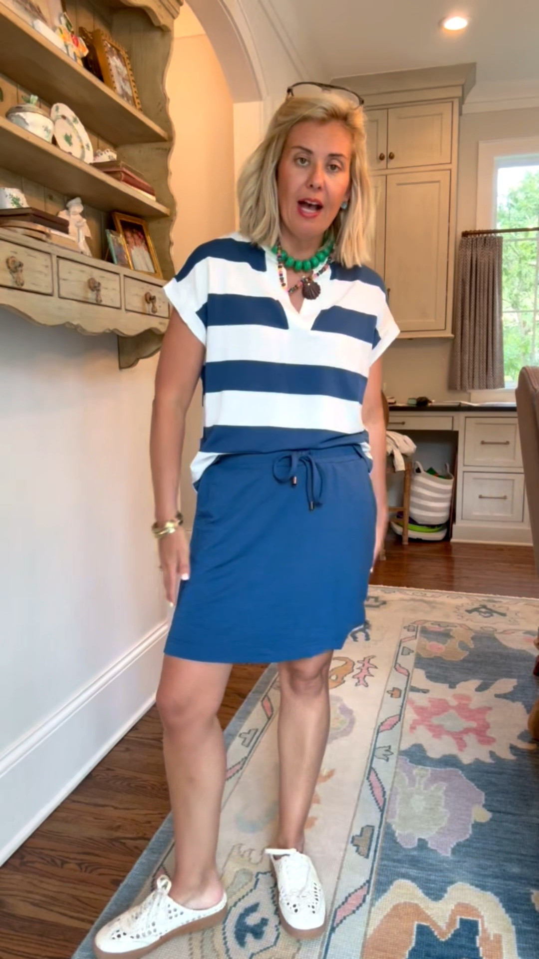 “New to me” brand and this is adorable! The softest material and I love that the skirt has shorts underneath. I’m in small and 8 sneaker. ￼

#LTKdayinmylife #LTKootd #LTKmomlife