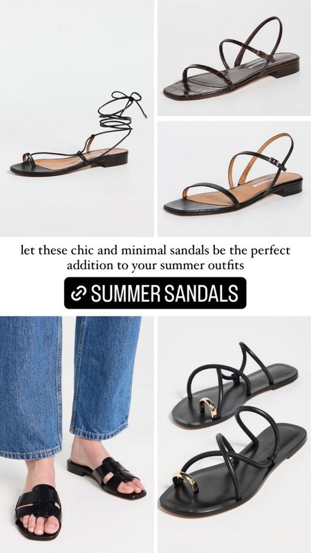 Chic summer sandals 

#LTKShoeCrush #LTKSeasonal #LTKStyleTip