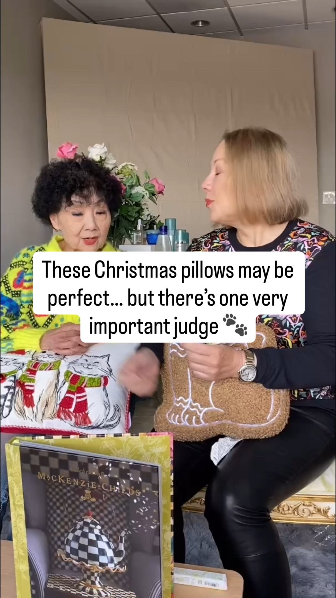 Thank you, Ellen, for these beautiful Christmas pillows 🎄🤍 They completely elevated the space. Stay tuned for Part 2 to see if they’re Peter-approved 🐾😼

#LTKHoliday #LTKHome #LTKGiftGuide