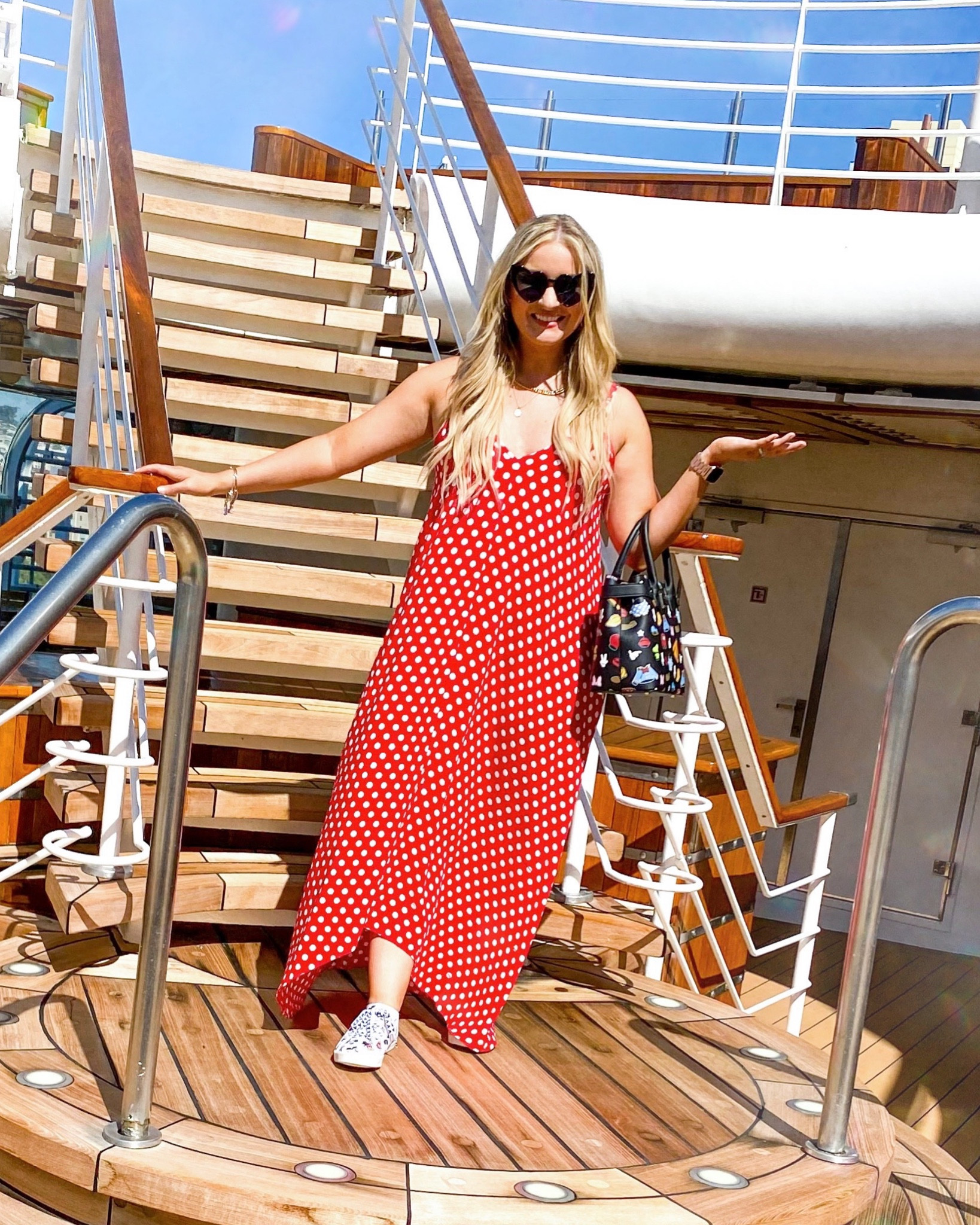 This is my MOST requested Disney dress! This red and white polka dot dress is from Amazon, has pockets, it’s lightweight and you will get so many compliments ❤️ This will step up your Disney style, Disney fashion, and springtime outfits  

#LTKtravel #LTKSeasonal #LTKunder50