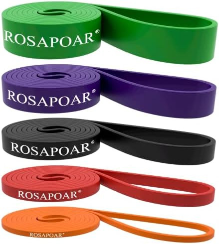 ROSAPOAR Pull Up Resistance Bands Assist Exercise Workout Band Set for Fitness Strength Weightliftin | Amazon (US)