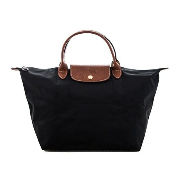 Longchamp Le Pliage Black Nylon Foldable Shoulder Tote Bag | Bed Bath & Beyond