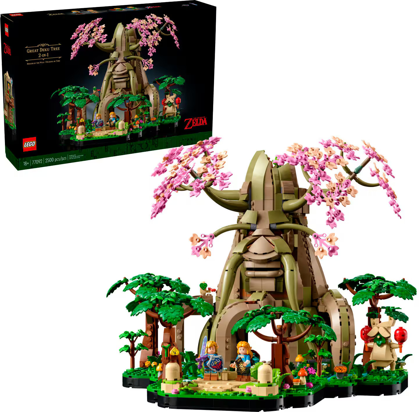 LEGO - The Legend of Zelda Great Deku Tree 2in1 Building Set for Adults 77092 | Best Buy U.S.