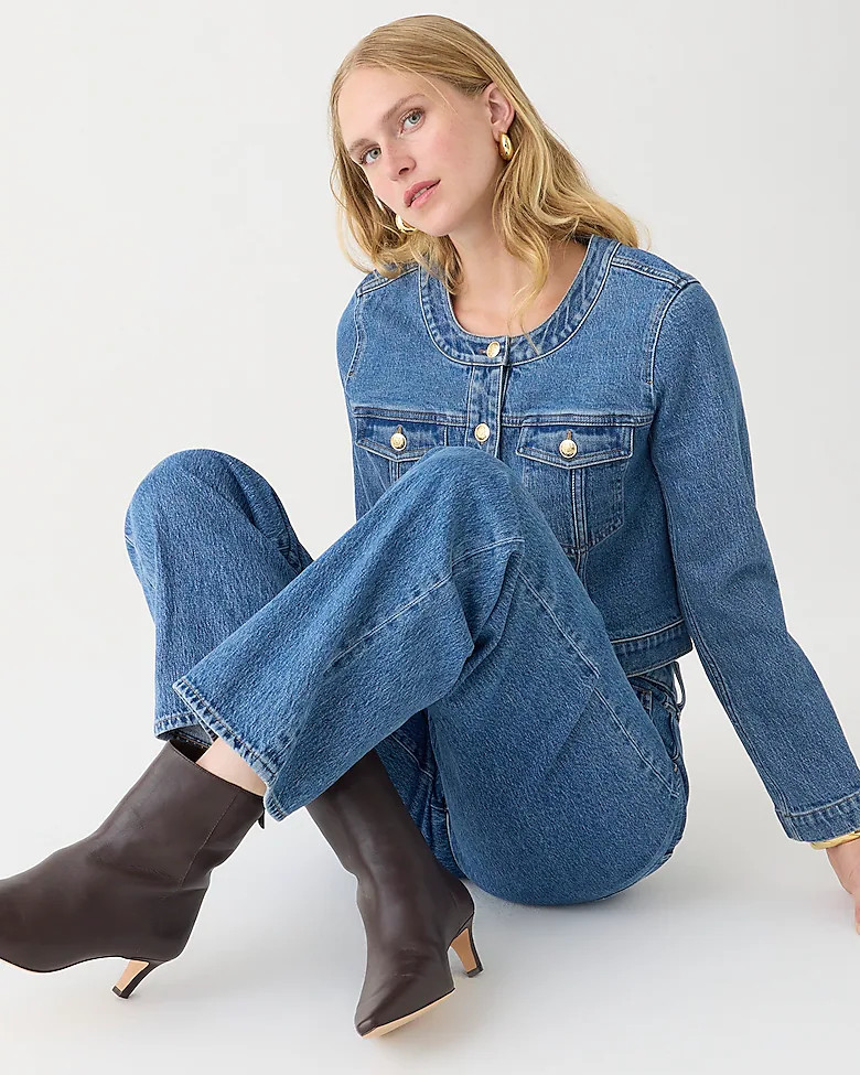 Stevie ankle boots in leather | J. Crew US