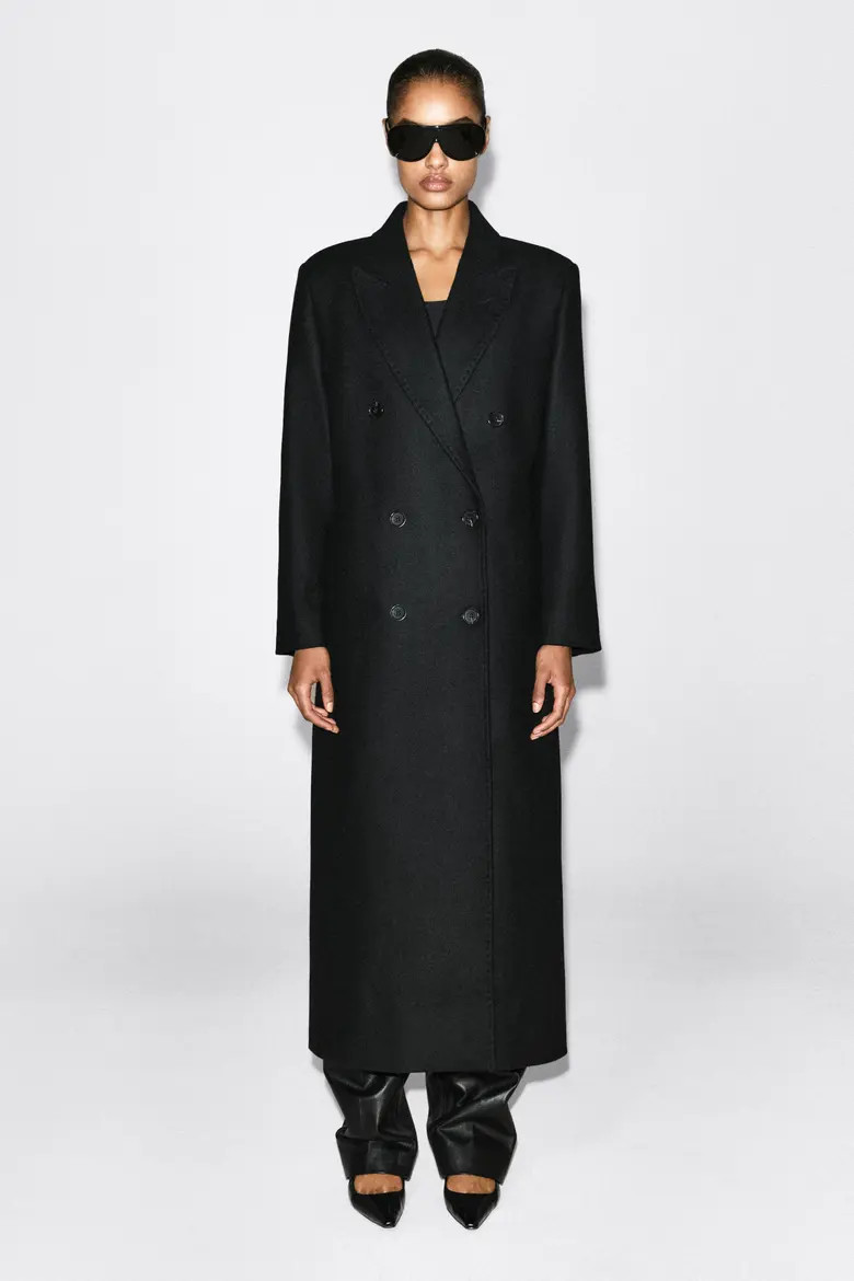 Tailored Wool-Blend Double-Breasted Coat | Nordstrom