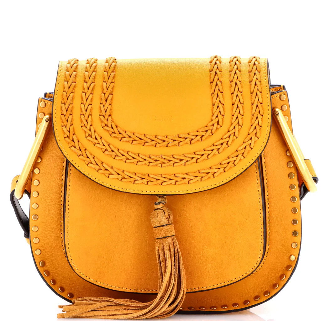 Hudson Handbag Whipstitch Leather Medium | Rebag