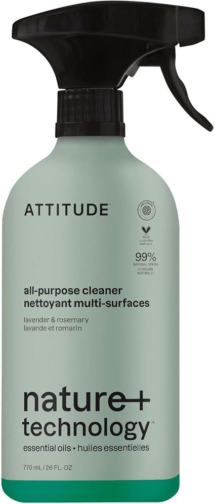 ATTITUDE All-Purpose Cleaner Spray, Natural Origin Ingredients, EWG Verified, Ammonia-Free, Remov... | Amazon (US)