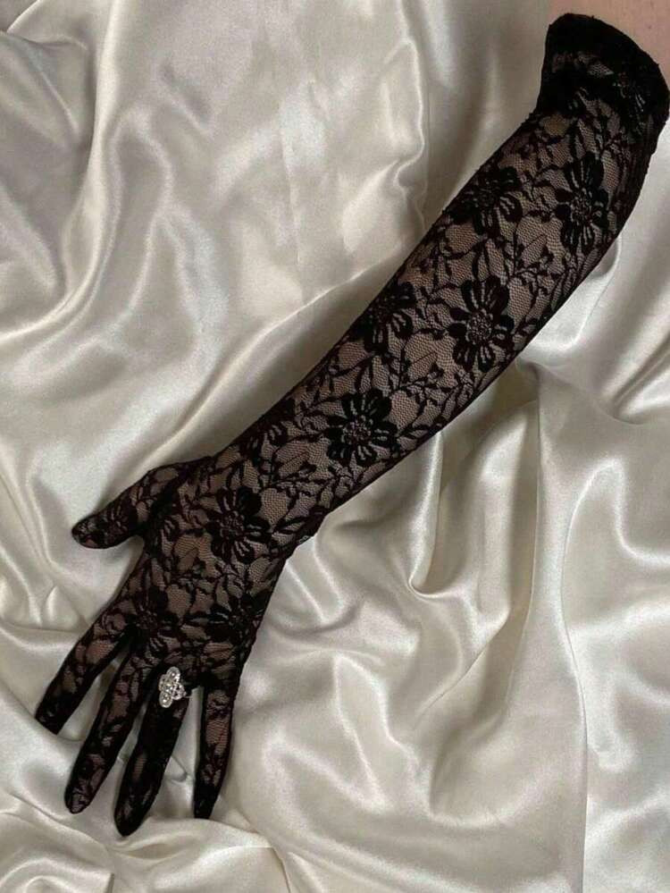 From
$2.80
$3.30
-15%
Pay now, in 4 payments of $0.70, or pay over time with monthly financing.

1pair Black Lace Flower Design Gloves Bridal Wedding Hand Decoration- Suitable For Bachelorette Party And Wedding Decorative Gloves Halloween Valentine-S Day Autumn Accessories
4.88
(25)
#1 Bestseller
in Social events Women Gloves

Style Type
Black
Black Small Flower Extra Long
Size
one-size
Qty:

 | SHEIN