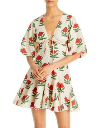 Madeline Puff Sleeve Mini Dress | Bloomingdale's (US)
