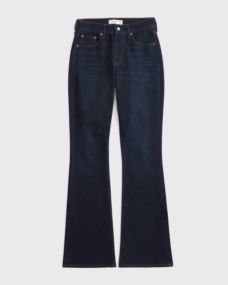 Curve Love High Rise Bootcut Jean | Abercrombie & Fitch (US)
