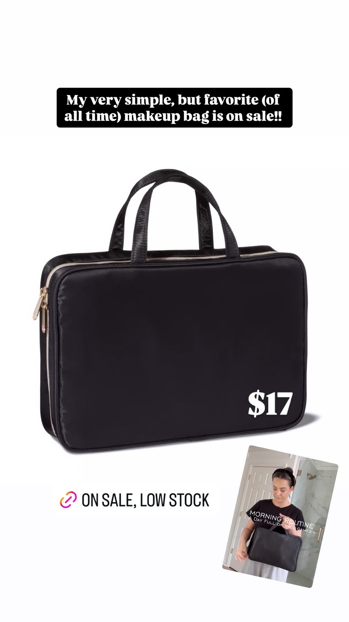 My Every Day,  FAVORITE Makeup Bag!! On sale at Target for ONLY $17! 

#LTKFindsUnder50 #LTKSaleAlert #LTKBeauty