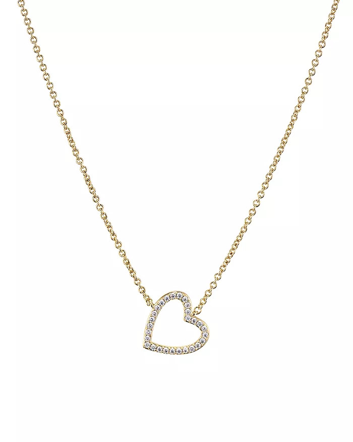Nadri Valentine's Day Pav&eacute; Open Heart Necklace, 16" Jewelry & Accessories - Bloomingdale's | Bloomingdale's (US)