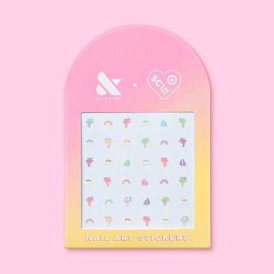 Stoney Clover Lane x Target Olive &#38; June Nail Art Stickers - Palm Trees - 36ct | Target