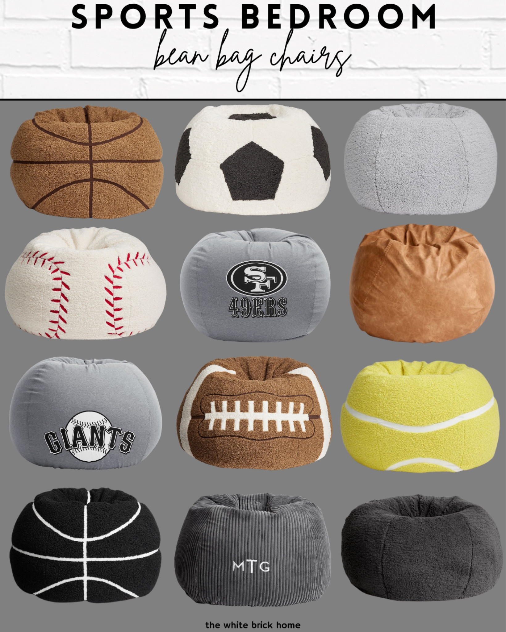 So many new releases in bean bag chairs that are perfect for a sports themed bedroom or basement! 

Bedroom, boys room, bean bag, boys bedroom, teen boy, teen boy bedroom, bedroom chair, teen boy bedroom chair, boy bean bag, sports themed bedroom, sports room, baseball bedroom, soccer bedroom, basketball bedroom, bean bag for boys, toddler bean bag, bedroom decor, boys bedroom decor, sports themed bedroom decor, pottery barn, pottery barn teen, teen boy gift ideas, football bedroom, tennis bedroom, moody bedroom, bedroom decor sports, boy gift ideas. 

#LTKHome #LTKFamily #LTKKids