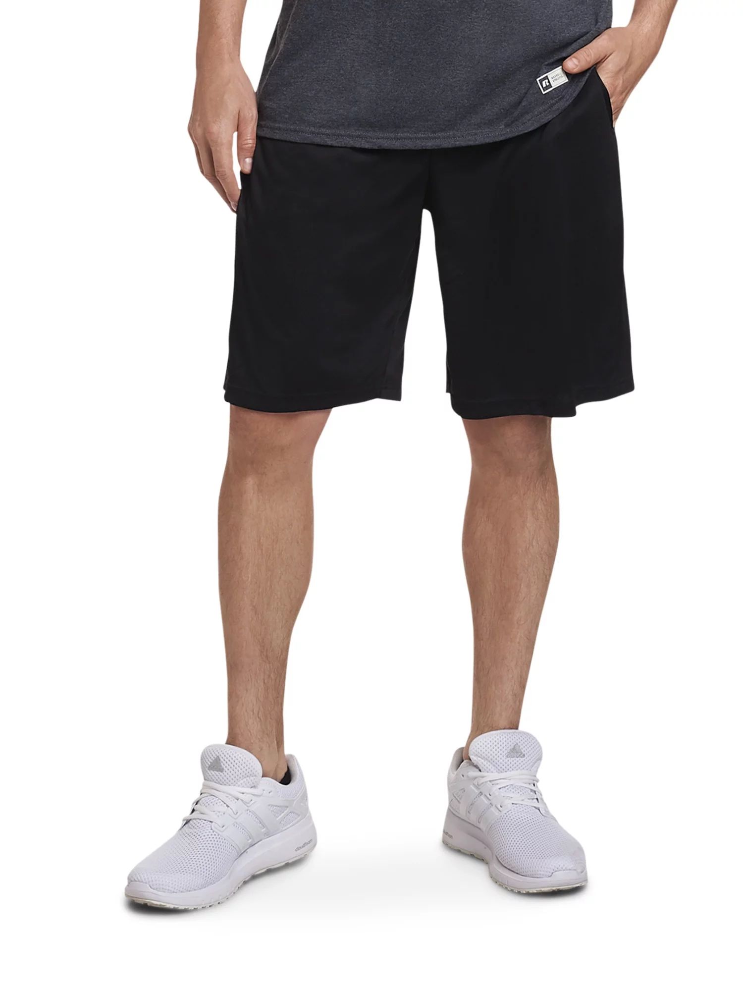 Russell Athletic Men's and Big Men's 10" Dri-Power Performance Shorts with Pockets, up to Size 3X... | Walmart (US)