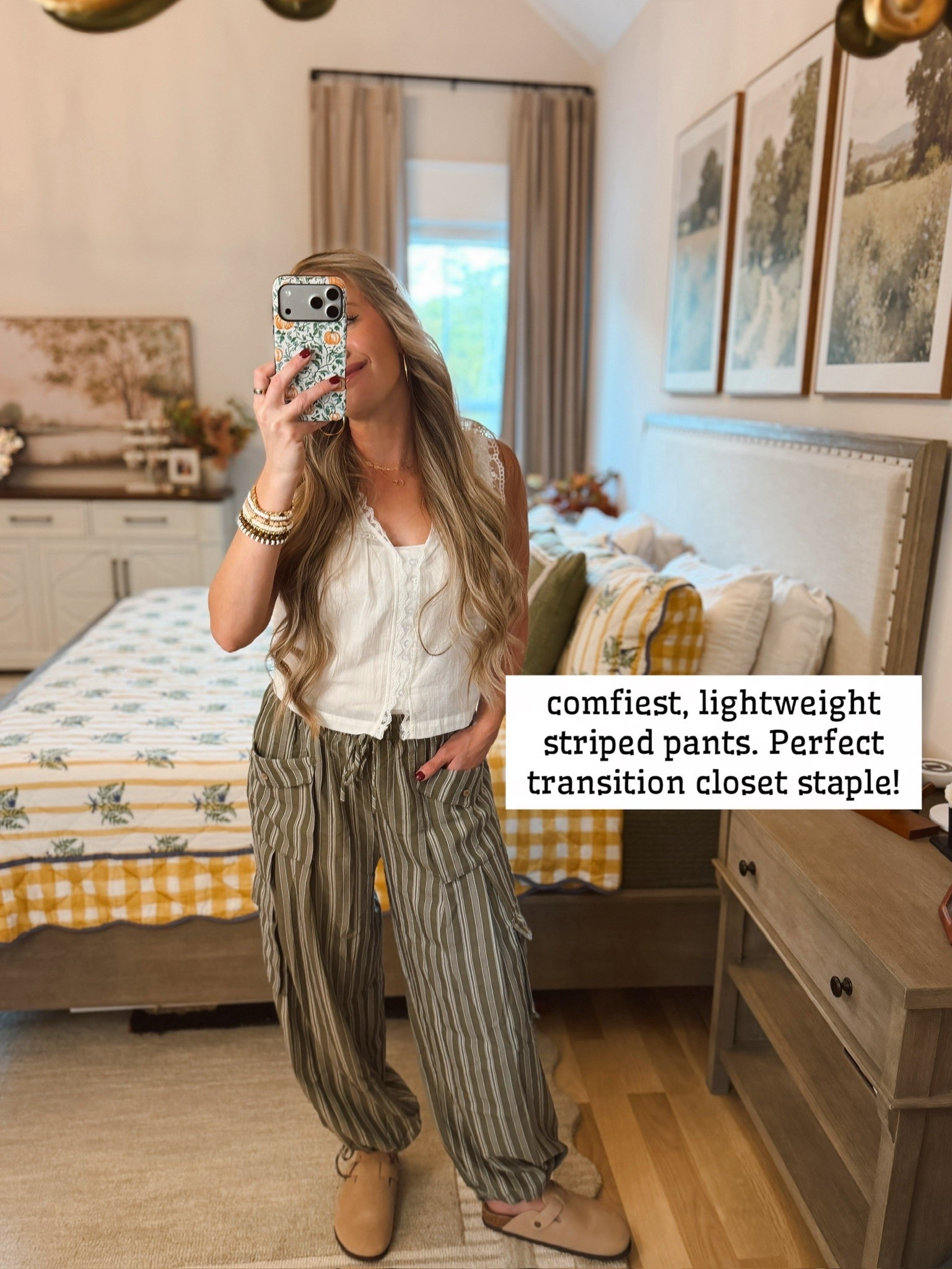 Comfiest light weight pants for the Fall! 🤍

Fall finds, finds under 100, watchnow, new arrivals, casual outfit, Elaina Zinke

#LTKSeasonal #LTKootd #LTKmomlife
