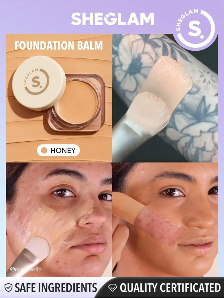 SHEGLAM Bálsamo de Base de Maquillaje de Cobertura Completa -Miel | SHEIN