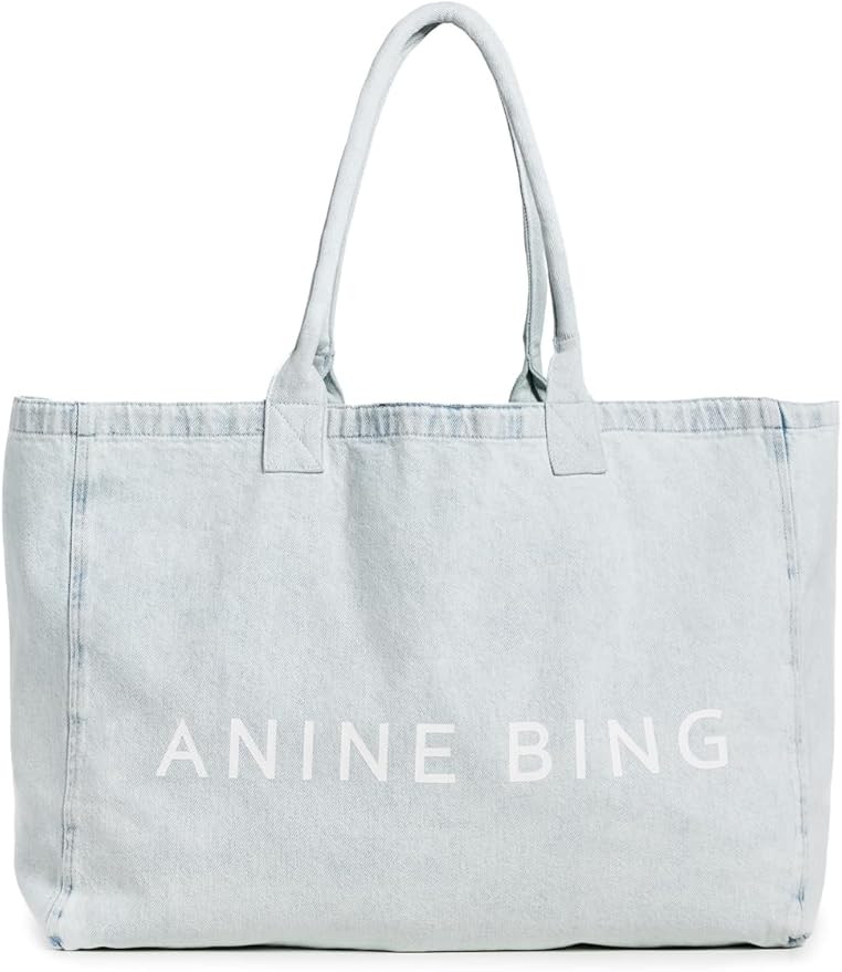ANINE BING Women's Leo Denim Tote | Amazon (US)