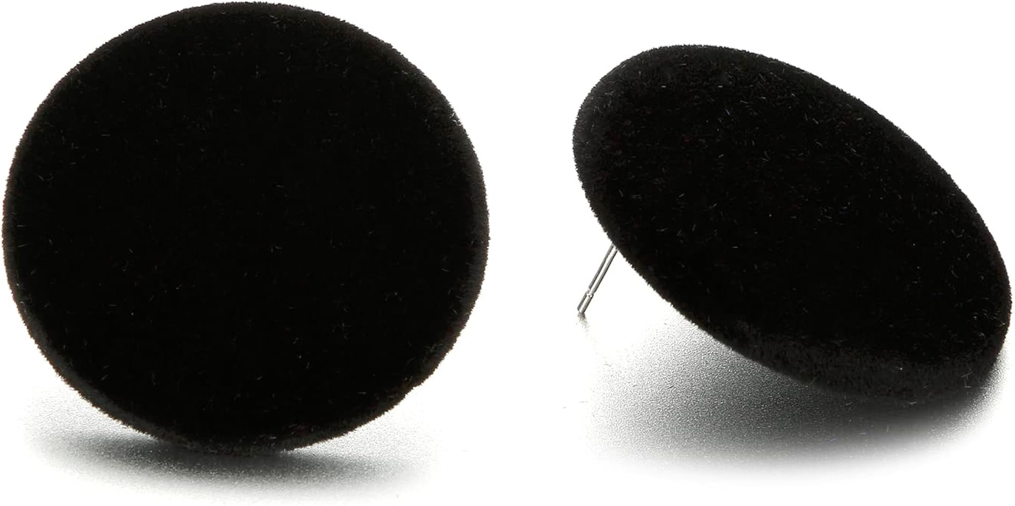 Button Earrings, Large Round Acrylic Stud Earrings for Women | Amazon (US)