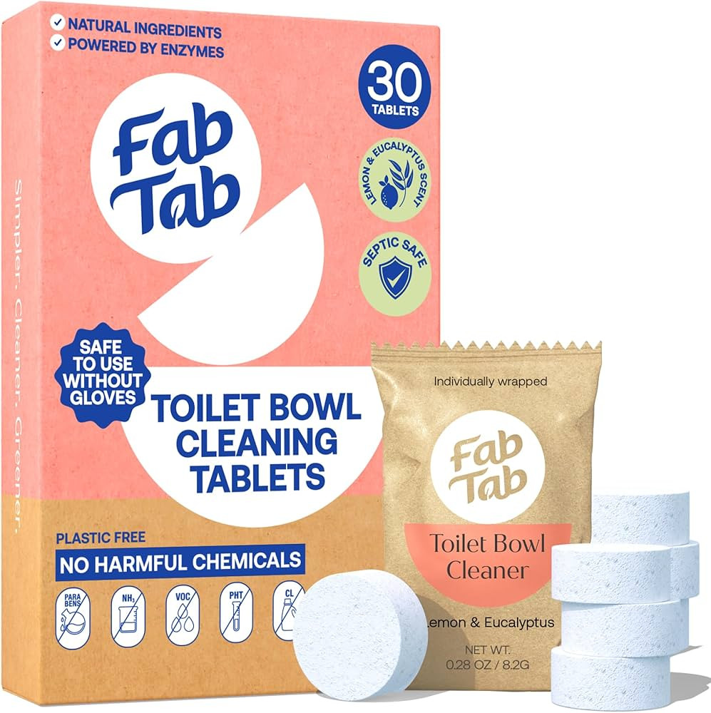Toilet Bowl Cleaner Tablets- No Harsh Chemicals | Removes Rust & Stains | Natural Cleaning Produc... | Amazon (US)
