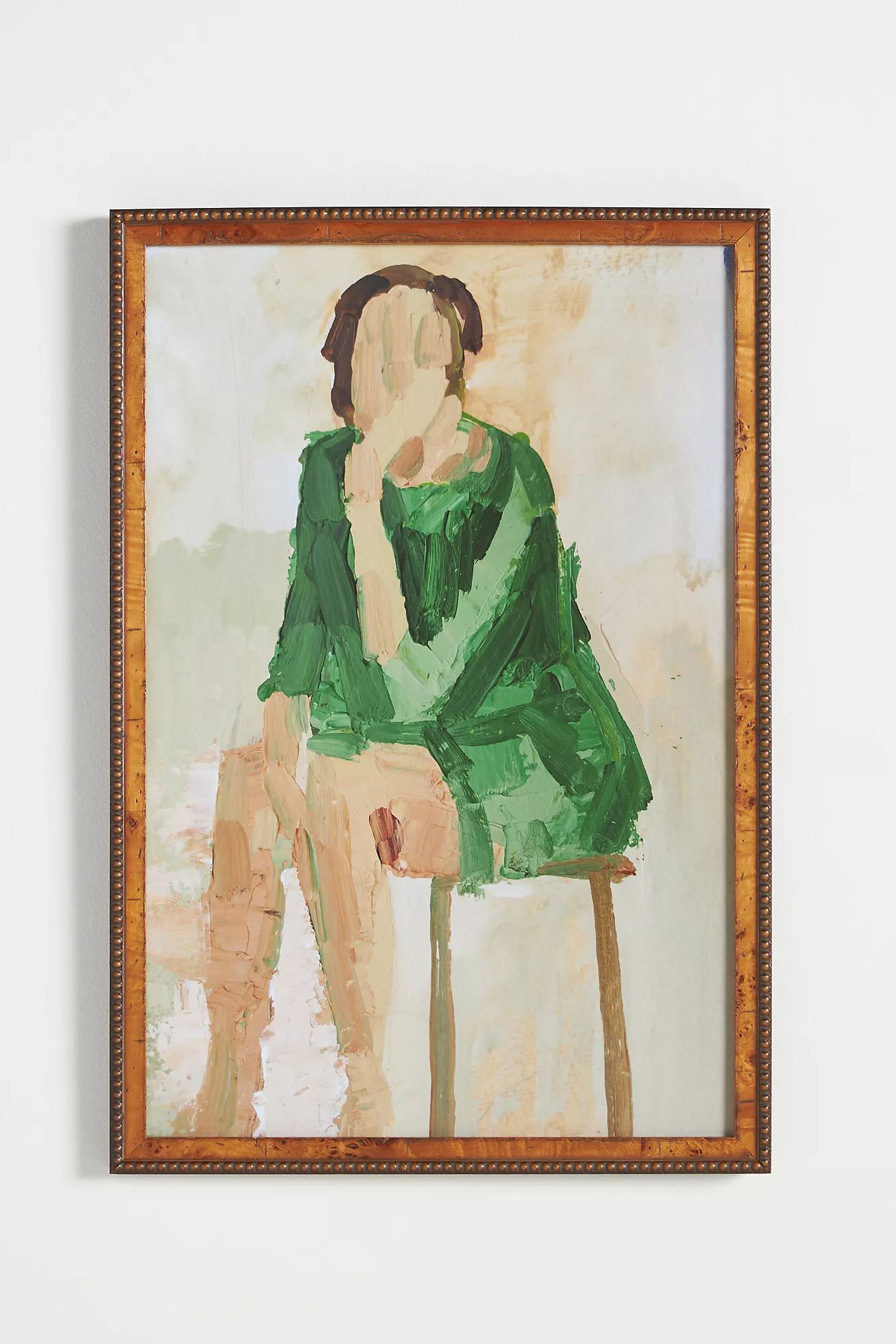 Woman in Green Wall Art | Anthropologie (US)