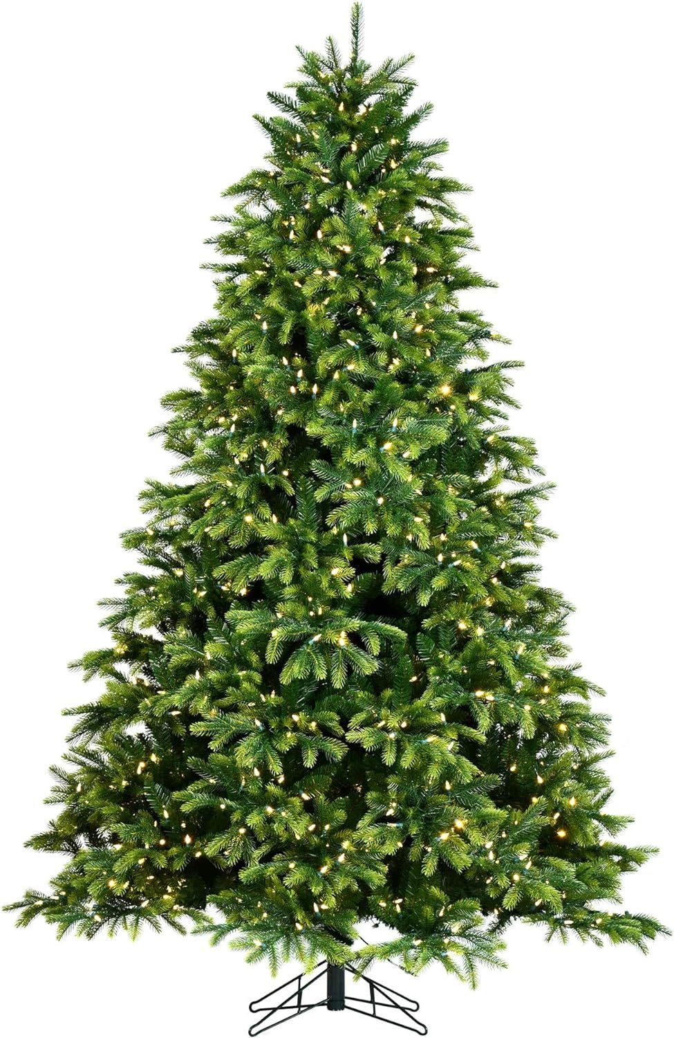 Vickerman 5.5' Deluxe Balsam EZ Plug Artificial Christmas Tree, 8-Function Color Changing Dura-Li... | Amazon (US)