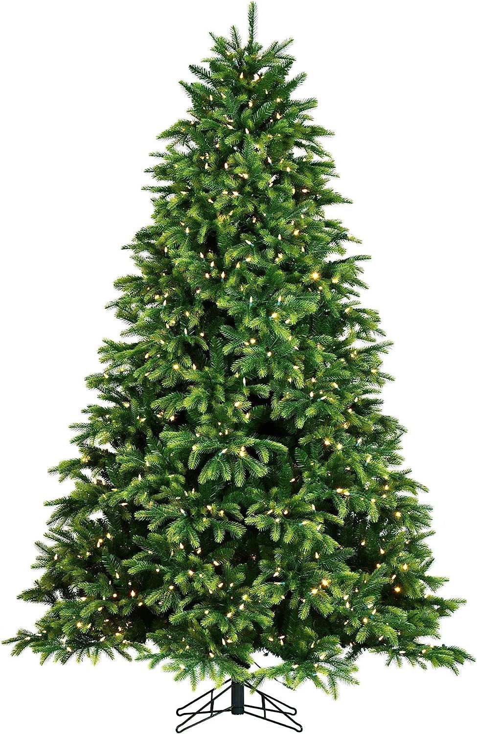 Vickerman 5.5' Deluxe Balsam EZ Plug Artificial Christmas Tree, 8-Function Color Changing Dura-Li... | Amazon (US)