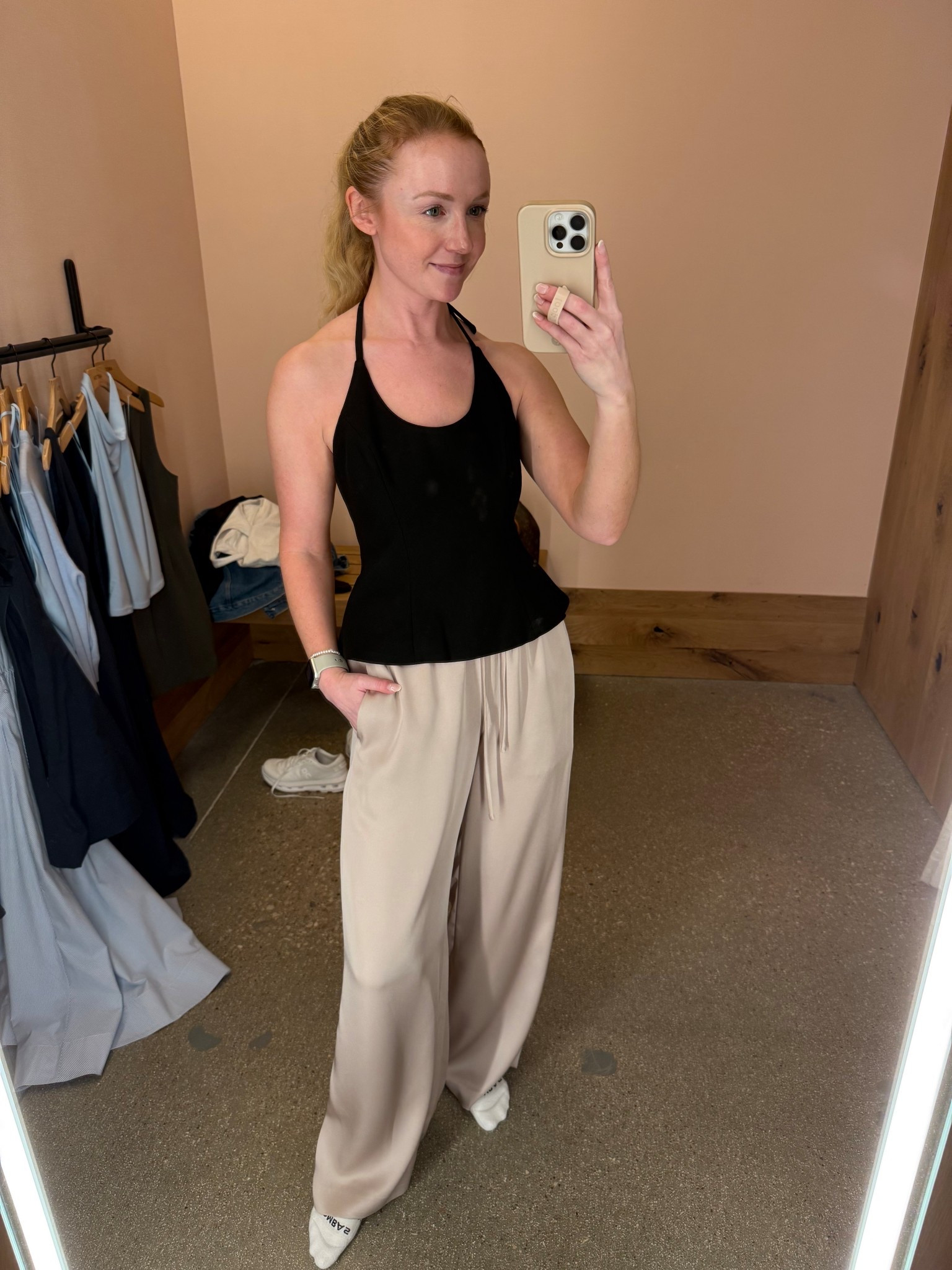 Classic black peplum halter! So classic and easy to style a million ways. Wearing a 0 

#LTKootd #LTKPetite #LTKSeasonal