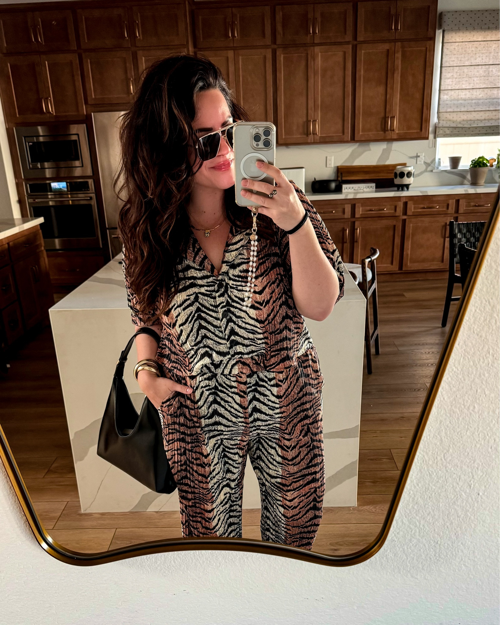 Animal print fall transition outfit -Tiger matching lightweight set wearing an xl 


#LTKStyleTip #LTKMidsize #LTKSeasonal