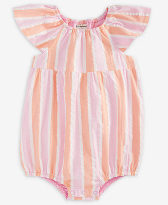 First Impressions Baby Girls Striped Seersucker Cotton Sunsuit, Exclusively at Macy's - Macy's | Macy's