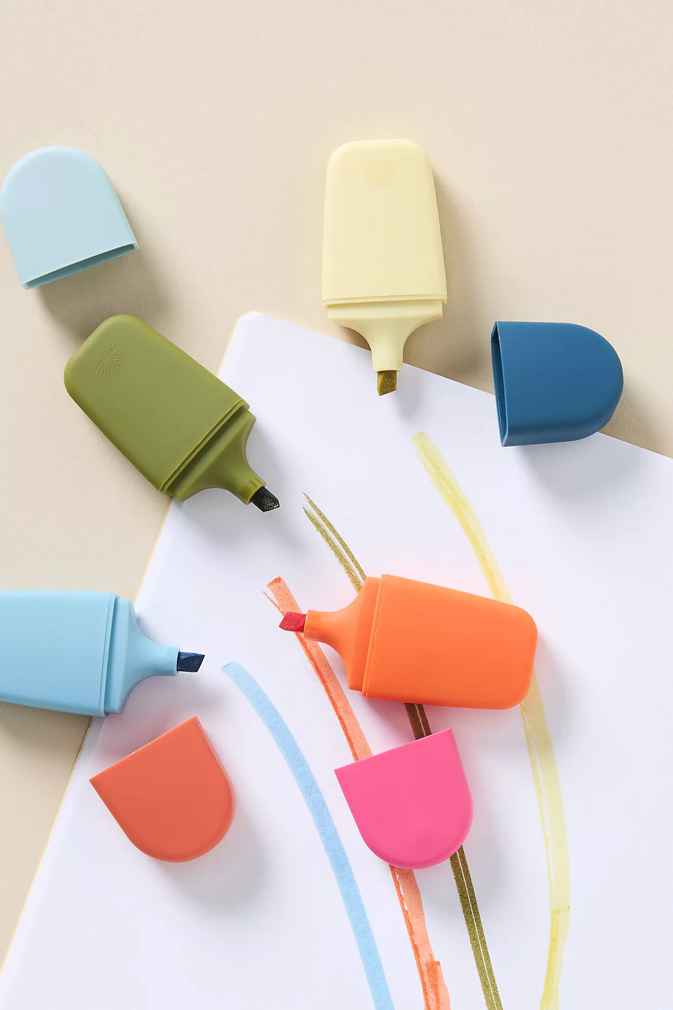 Papier Bright Ideas Highlighters, Set of 4 | Anthropologie (US)