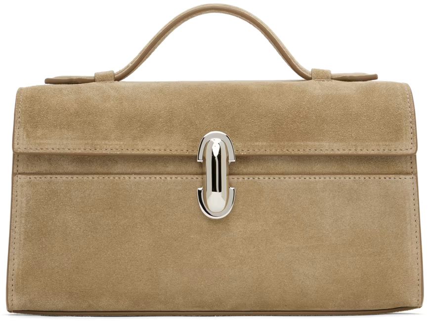 Savette - Beige Symmetry Pochette Top Handle Bag | SSENSE