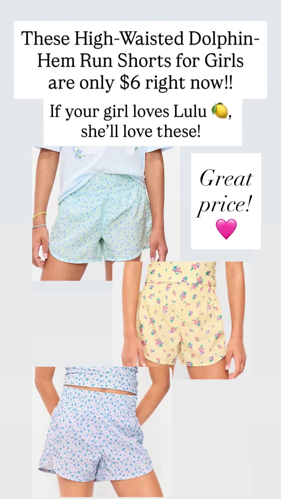 These dolphin shorts are only $6 right now! I love these! 

#LTKKids #LTKSaleAlert
