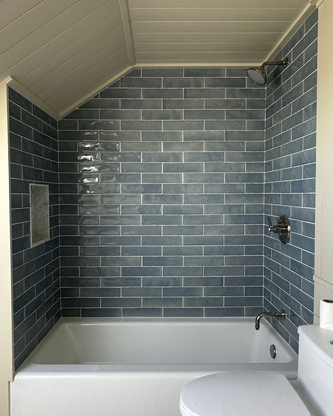 Shower curtain ideas for slanted attic ceilings…? Here are a couple mock ups…

Paint color is FB Off White (color matched by SW)

#LTKHome