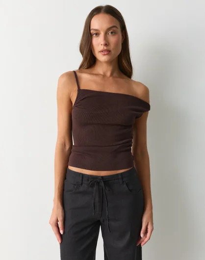 Twist One Shoulder Knit Top | Glassons (Australia)