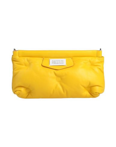 Maison Margiela Woman Clutch Yellow Size - Leather | YOOX (US)