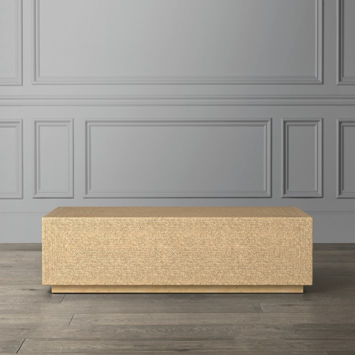 Point Reyes Rectangular Coffee Table, Rope | Williams-Sonoma