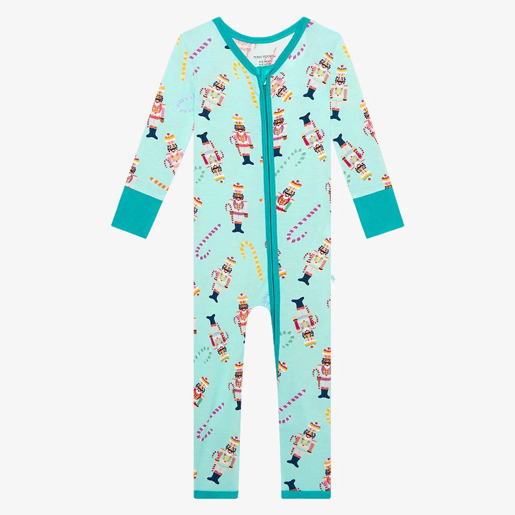 Nutcracker Blue Baby Convertible Sleeper | Glitterville™ x Posh Peanut® | Posh Peanut