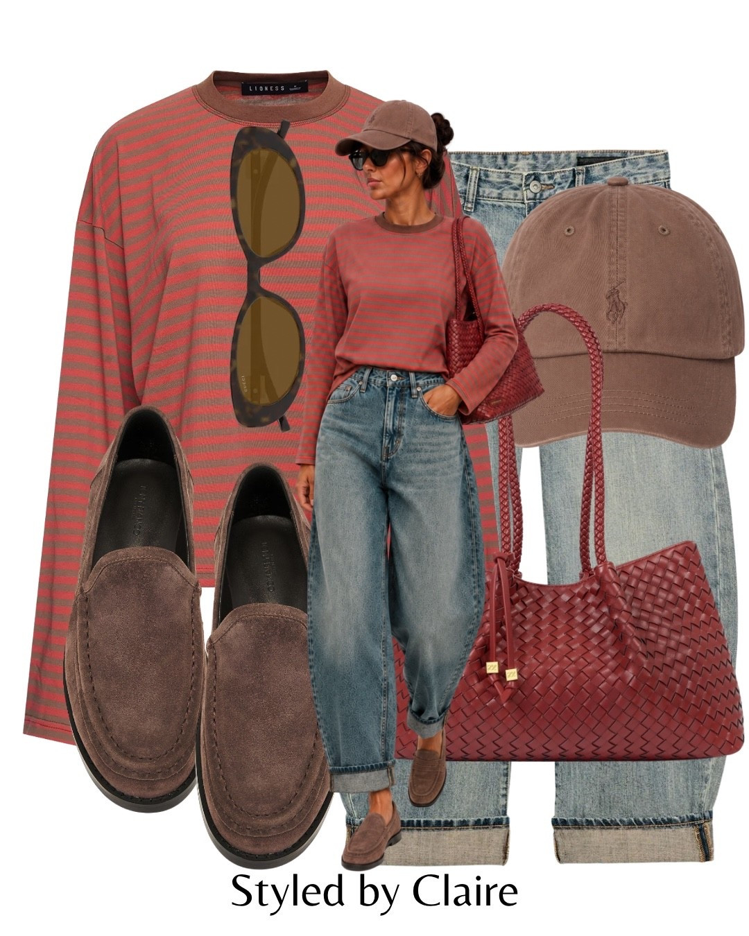CONTRAST TRIM TEES❤️‍🔥
Tags: lioness bloom long sleeve tshirt barrel jeans cuff up denim suede loafers Tony Bianco revolve cap Ralph Lauren woven bag red fashion autumn transitional inspo outfit ideas city break cool girl

#LTKstyletip #LTKautumn #LTKjeans