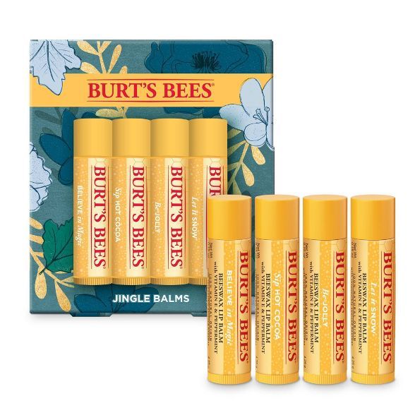 Burt's Bees Holiday Personalized Lip Balm Gift Set - 4pk | Target