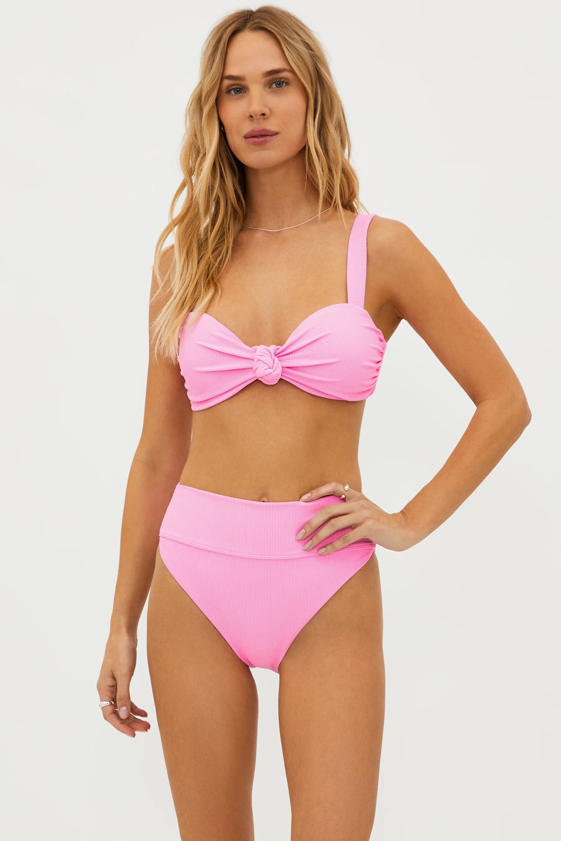 Sophia Top Prism Pink | Supportive Bikini Top | Beach Riot | Beach Riot