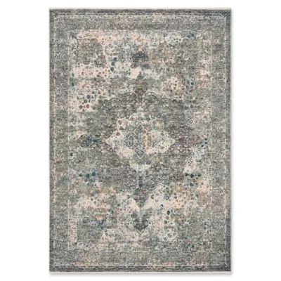 Bee & Willow™ Home Laurel Medallion Area Rug in Beige/Grey | Bed Bath & Beyond