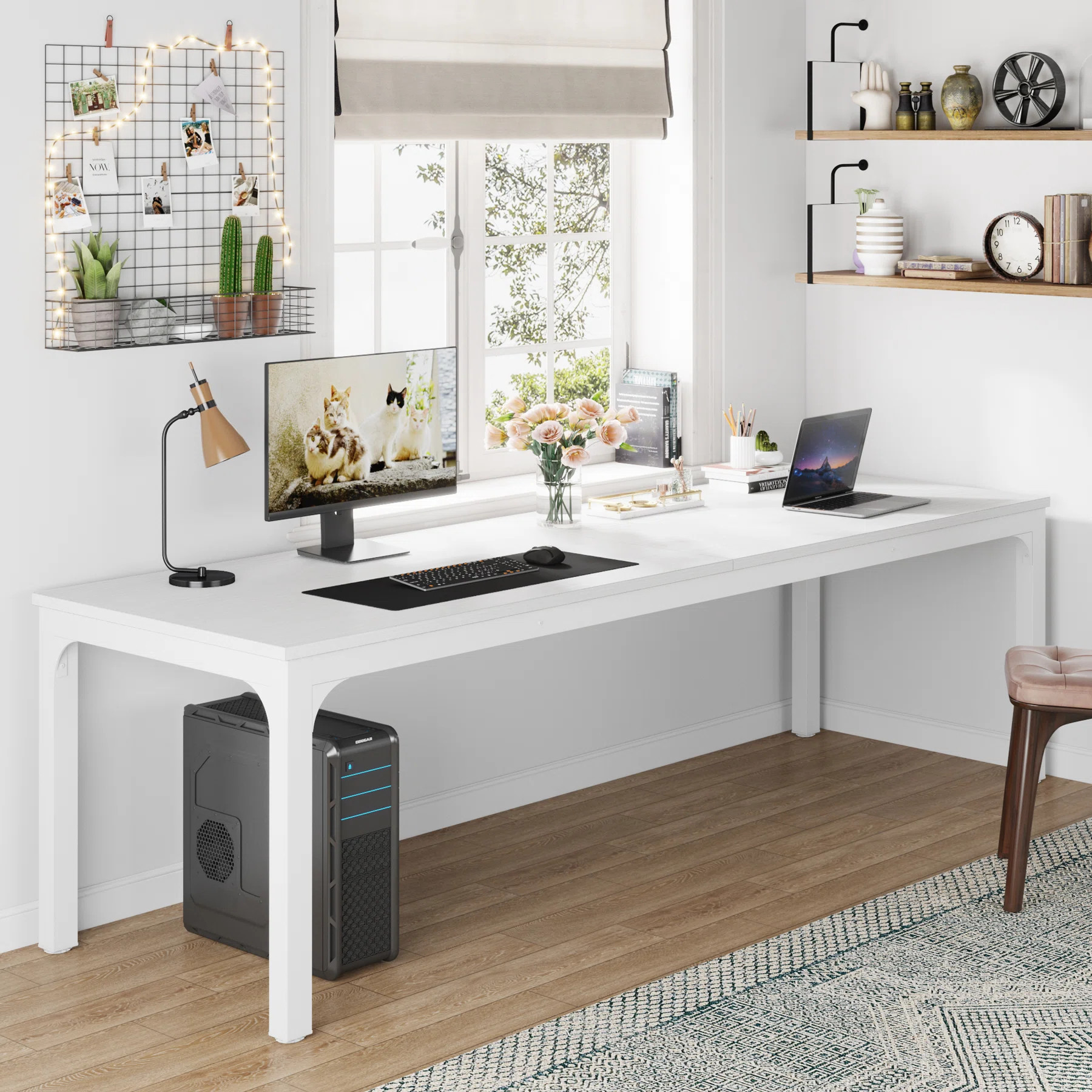 Alyzia Metal Base Computer Desk | Wayfair North America