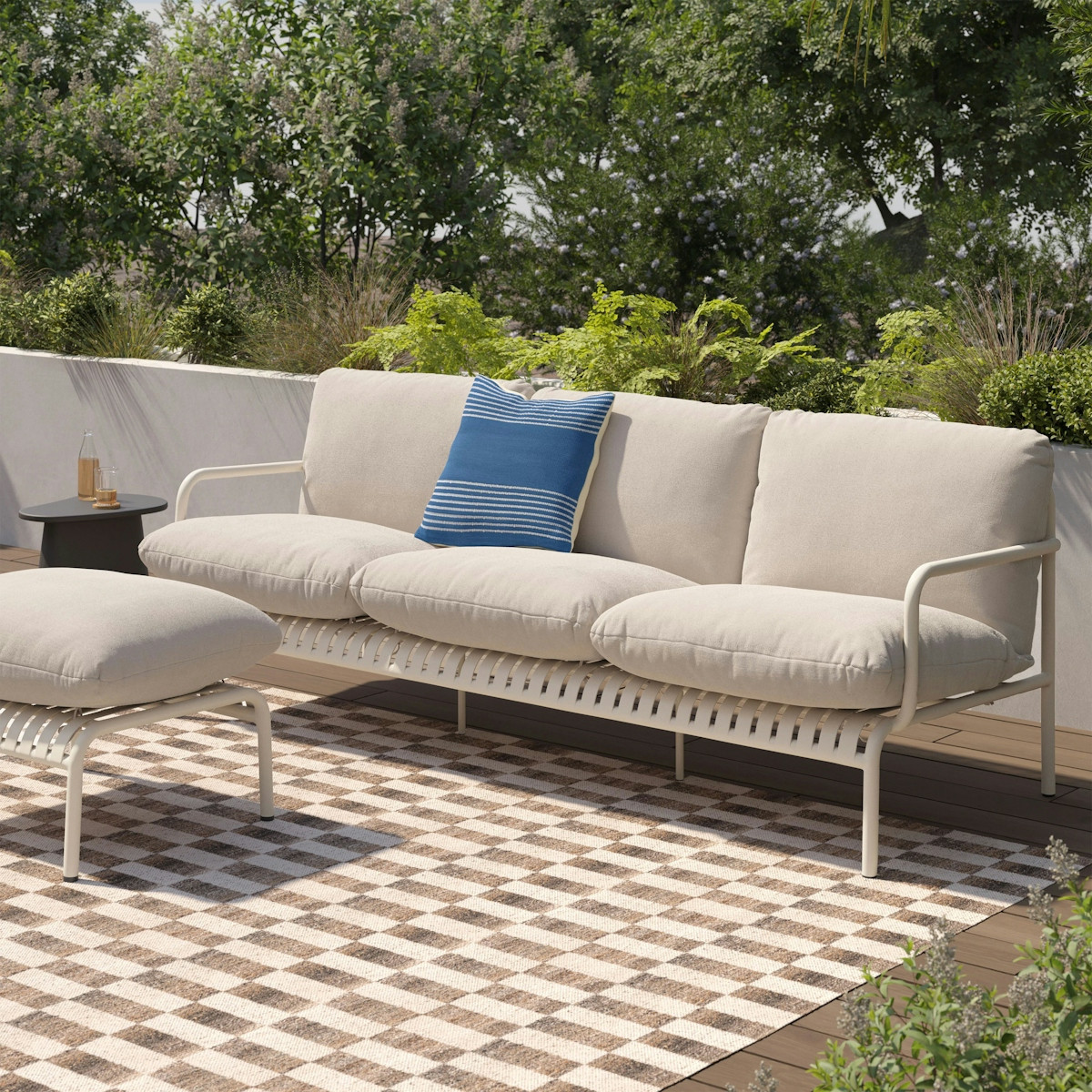 Sarek 89" Outdoor Sofa - Sunbrella® Linen | Article