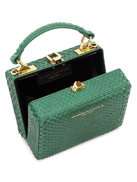 Mini Kendrick Python Box Bag | Saks Fifth Avenue