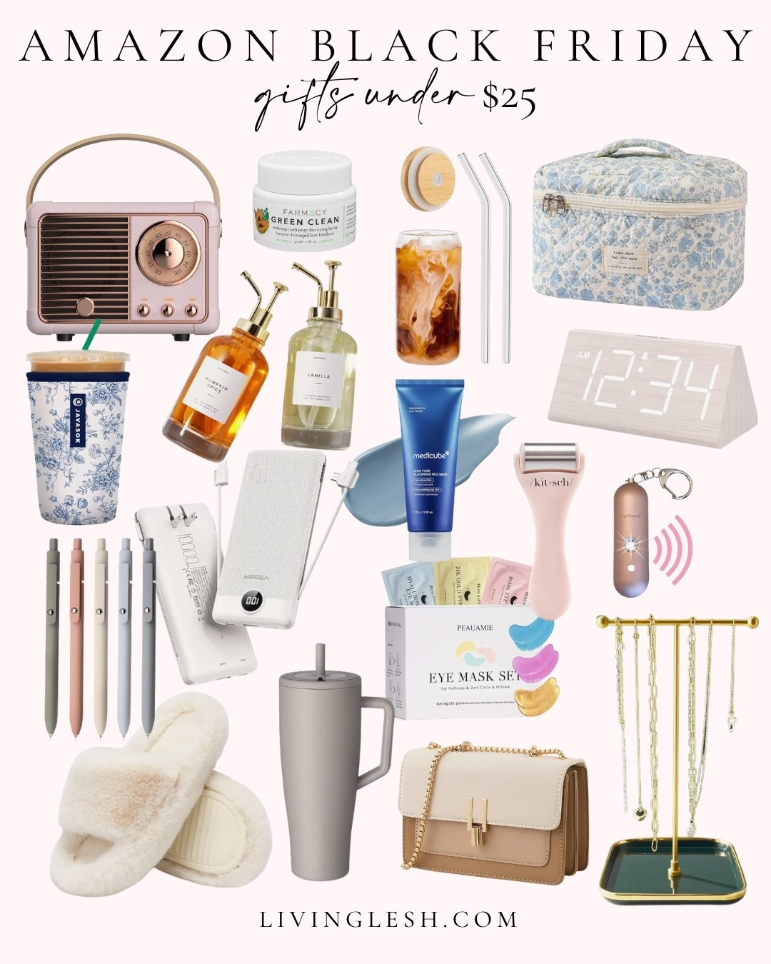Black Friday under $25 | Best Black Friday gifts | Amazon Black Friday | Black Friday 2025 | Black Friday deals | Gifts under $25 | Black Friday shopping | Best Black Friday deals | Portable charger | Makeup bag | Gel pens | Ice roller | Gifts for friends

#LTKCyberWeek #LTKGiftGuide #LTKFindsUnder50